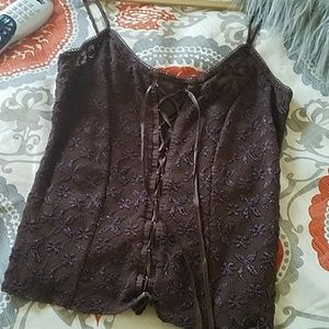 Soft Sexy Brown Camisol Tank